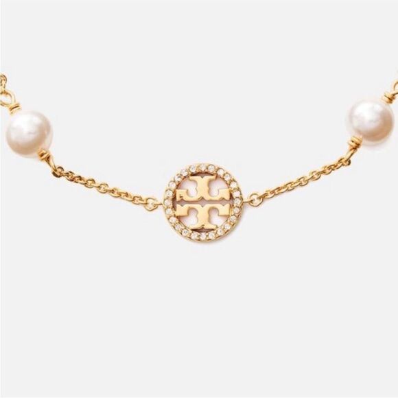 Tory Burch Miller Pearl Logo Bracelet - Picture 4 of 4
